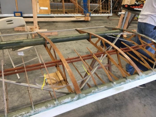 pitot tube routing.  Will finish off with some elbows before covering and route static line