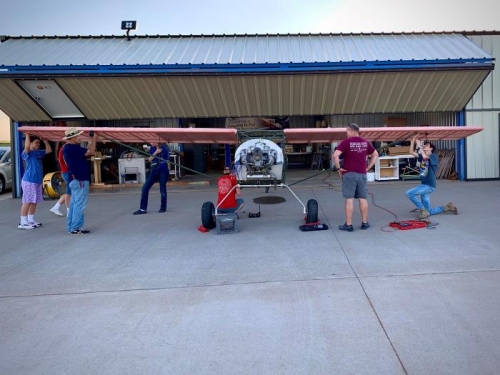 Getting the wings reattached