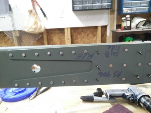 Rivet Aft Spar to Doubler
