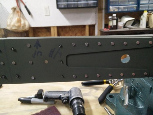 Rivet AftSpar to Doubler