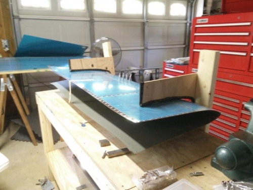 Cleco Nose Rib in place