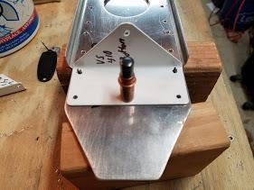 Match drilling lower hinge bracket