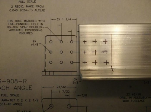 HS 908L Hole alignment.