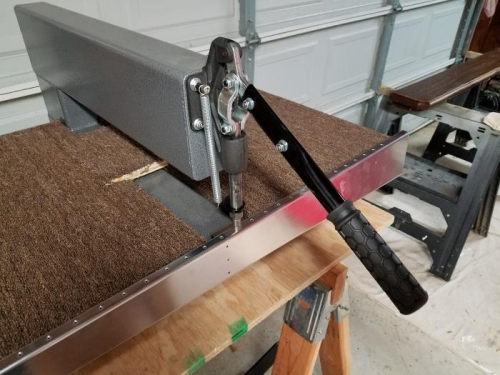 Dimpling Vertical Stabilizer Spar