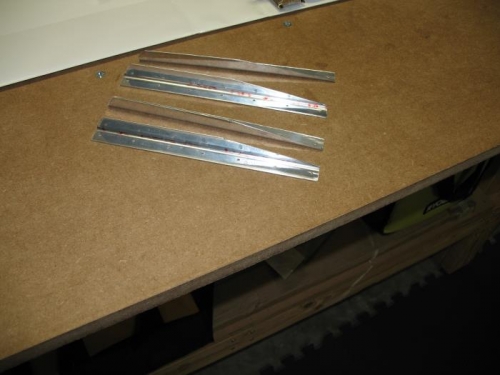 Stiffeners trimmed and deburred,