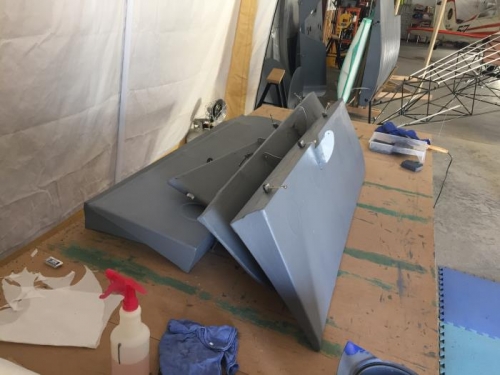 Roll and Tip Painting on Ailerons