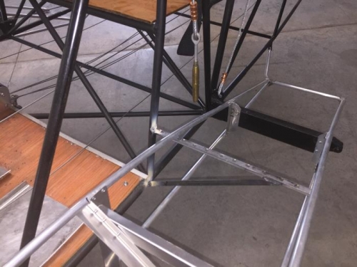 Step Brace Welded to the Frame