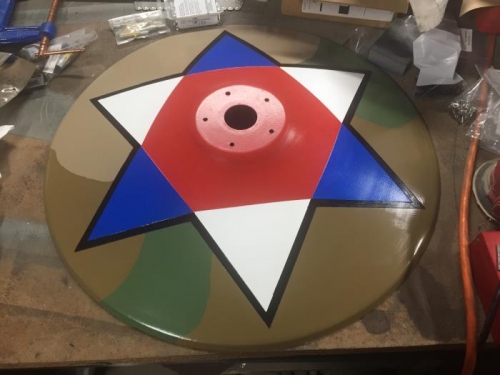 Completed Outer Wheel Cover