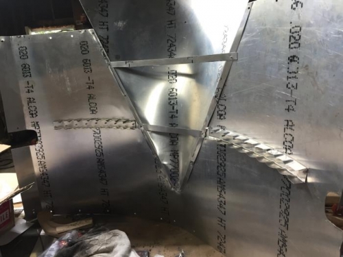 Support Ribs on Forward Fuselage Cover