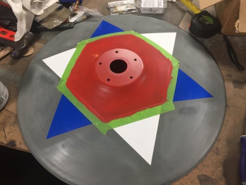 Red Center on Outer Wheel Cover