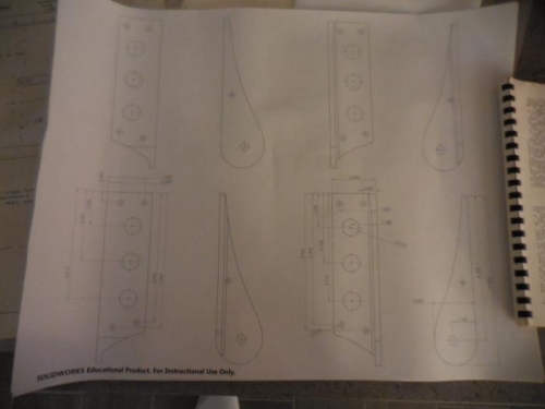 Aft Landing Gear Attach Fitting Drawing