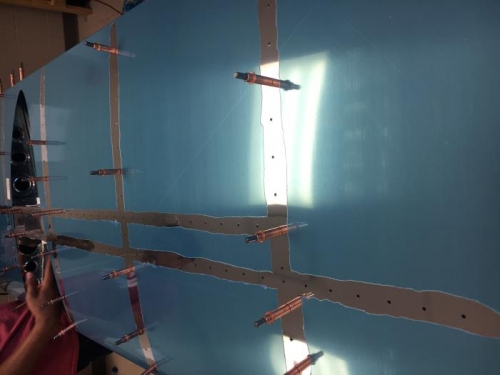 used hot iron to burn protection off.