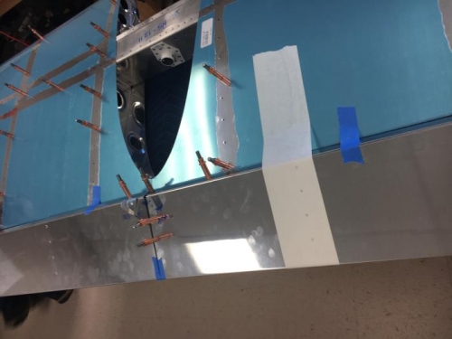 loosly attached the trim tabs