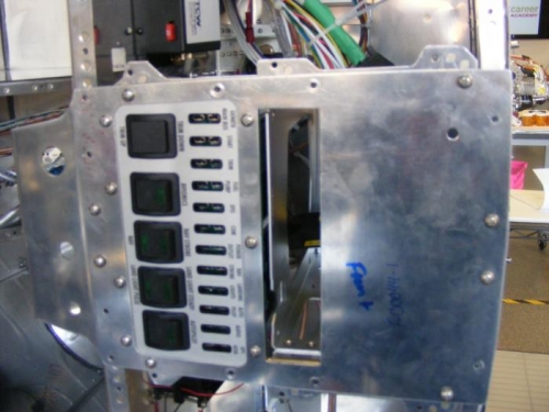 installed radio mount