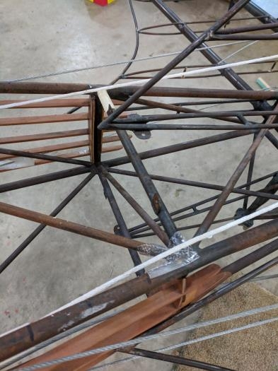 cable antiabrasion for rudder cables