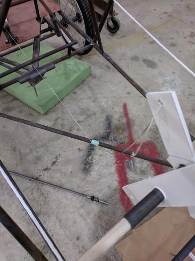 tape marks pulley location