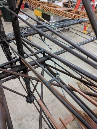 trim cable routing in rear