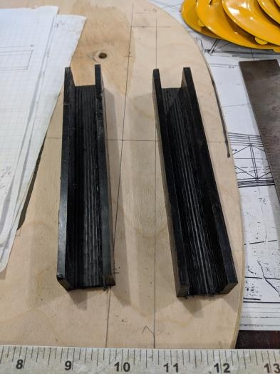 fabricated axle guides