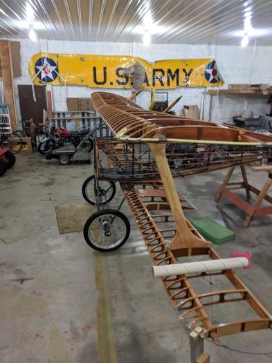 upper wing installed