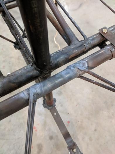 elevator halves joined together