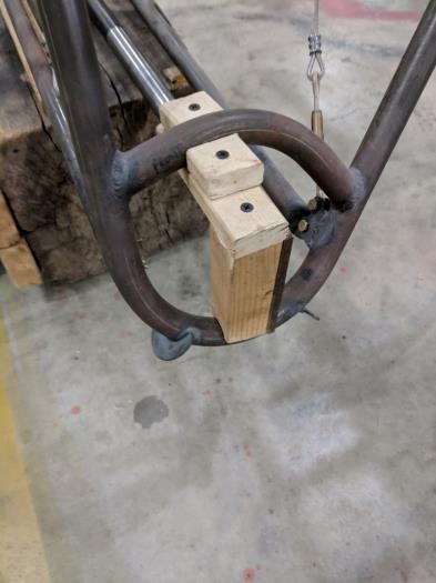 jig for positioning verticle axle sliders