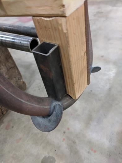 front, left axle slider