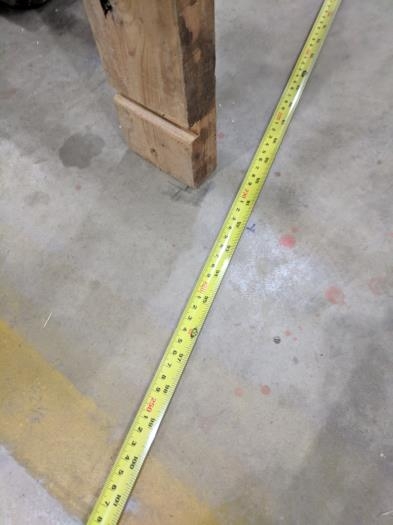 measuring points on floor