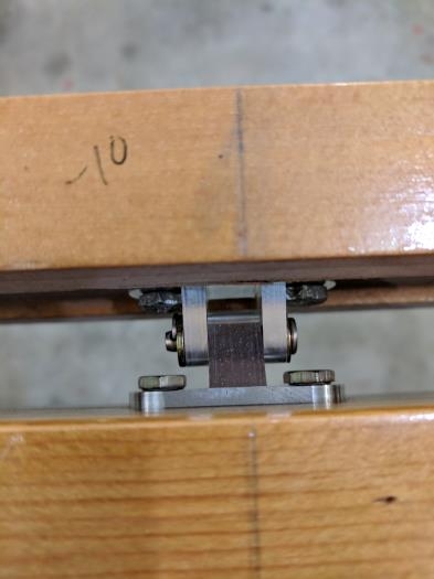 aileron hinge pin installation