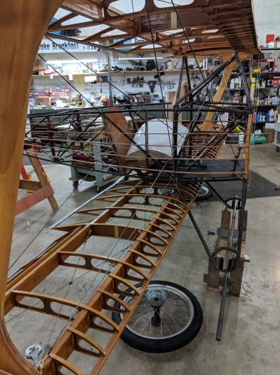 finished landing/fling wires