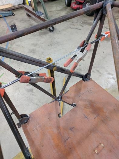 toe brakes ready for welding