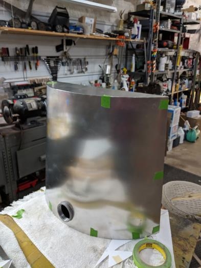 filler neck installed