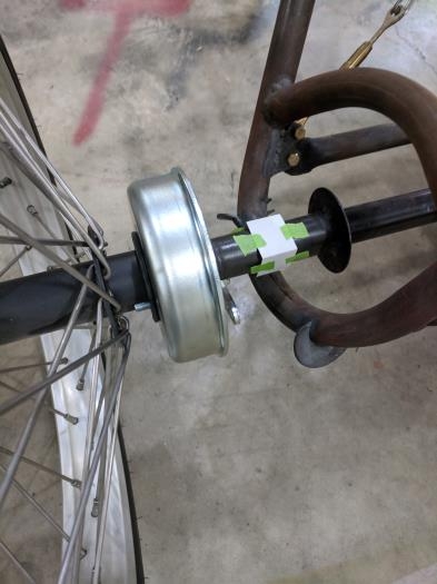 wheel on axle