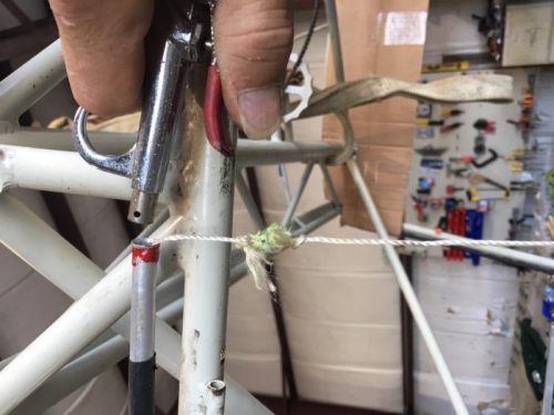 string and swab in fuel lines
