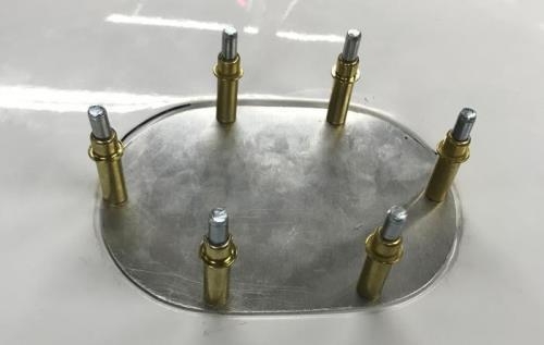 Match drill cover and flange