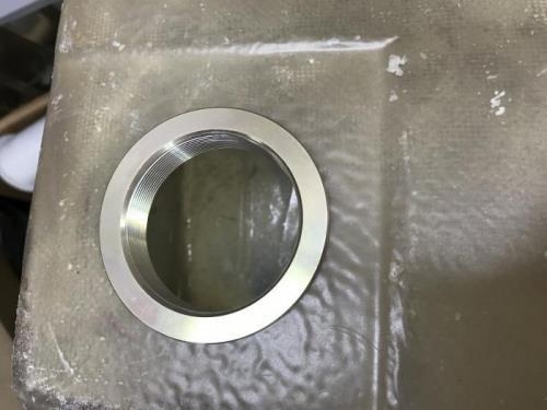Flange in top of right tank