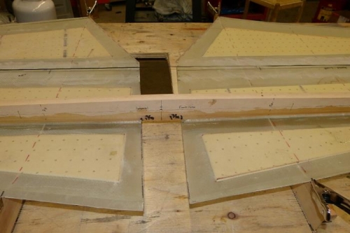 Center of front spar