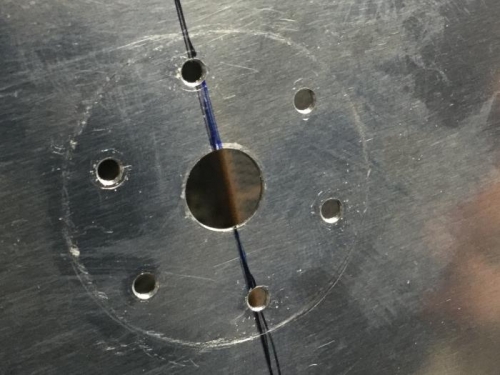 Right Fuel Drain Match Drilled