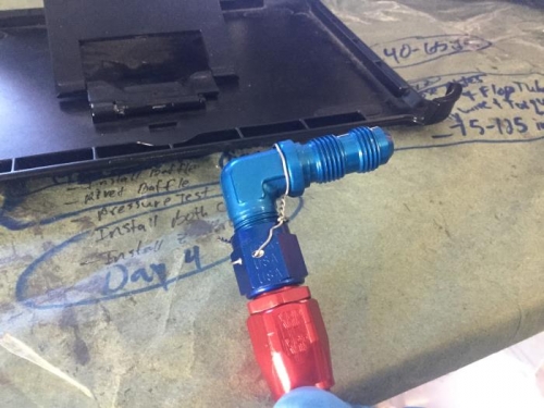 Left Fuel Pickup Safety Wire