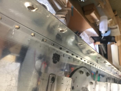 Left Fuel Tank Rivets