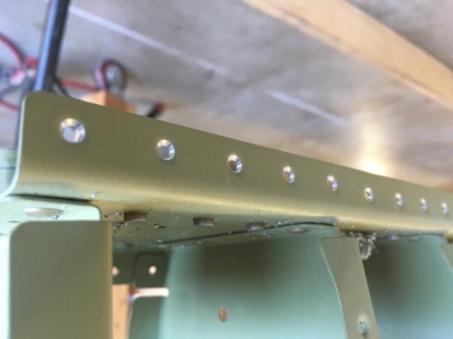 Rear Spar Dimples Touched Up