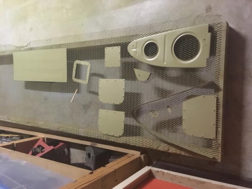 Stall Warner, Doubler, Inboard LE Rib, Access Covers