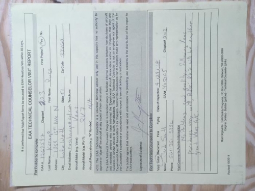 EAA Tech Counselor Review Sheet