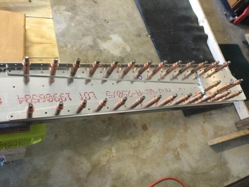 Final Drilling of Fork and Doubler