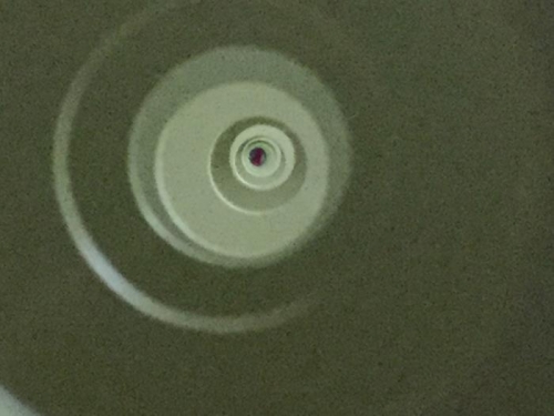 Holes for Corrugated Tubing All Lined Up