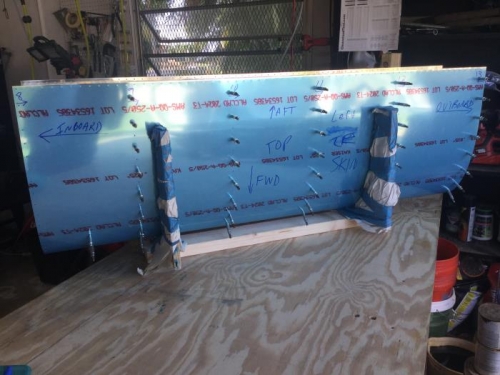 Left Wing LE in Cradle