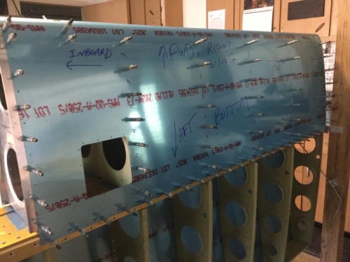 Left Wing LE Fit to Main Spar