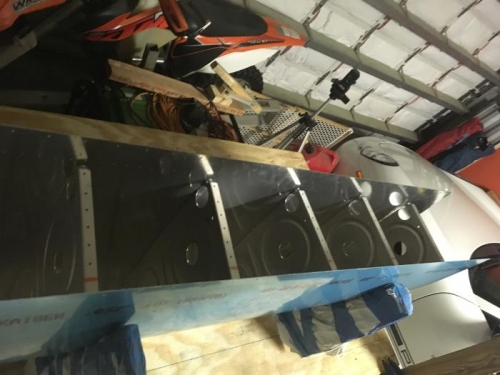 Trying to Cleco the Tank Skin