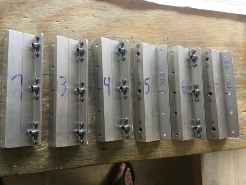 Left Fuel Tank Z Brackets with Nutplates