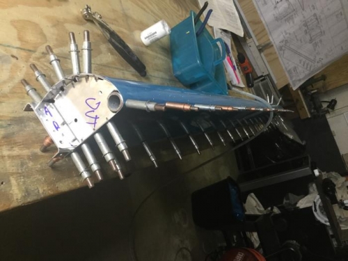 Right Aileron Counterweight Pipe