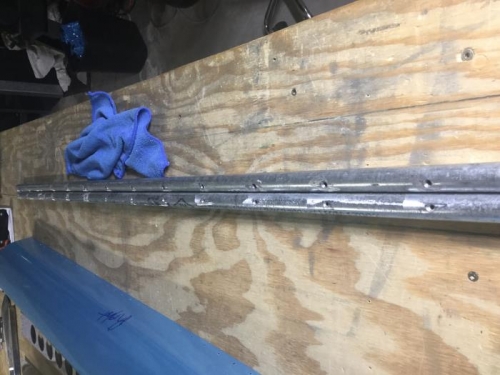 Aileron Counterweight Pipes - Countersunk